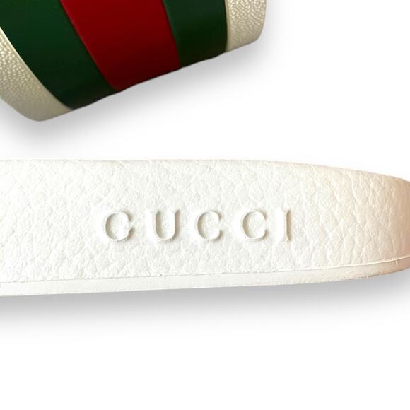 Mens Gucci Pursuit 72 Slide Sandals Shoes with box  sz 8 - Picture 3 of 10